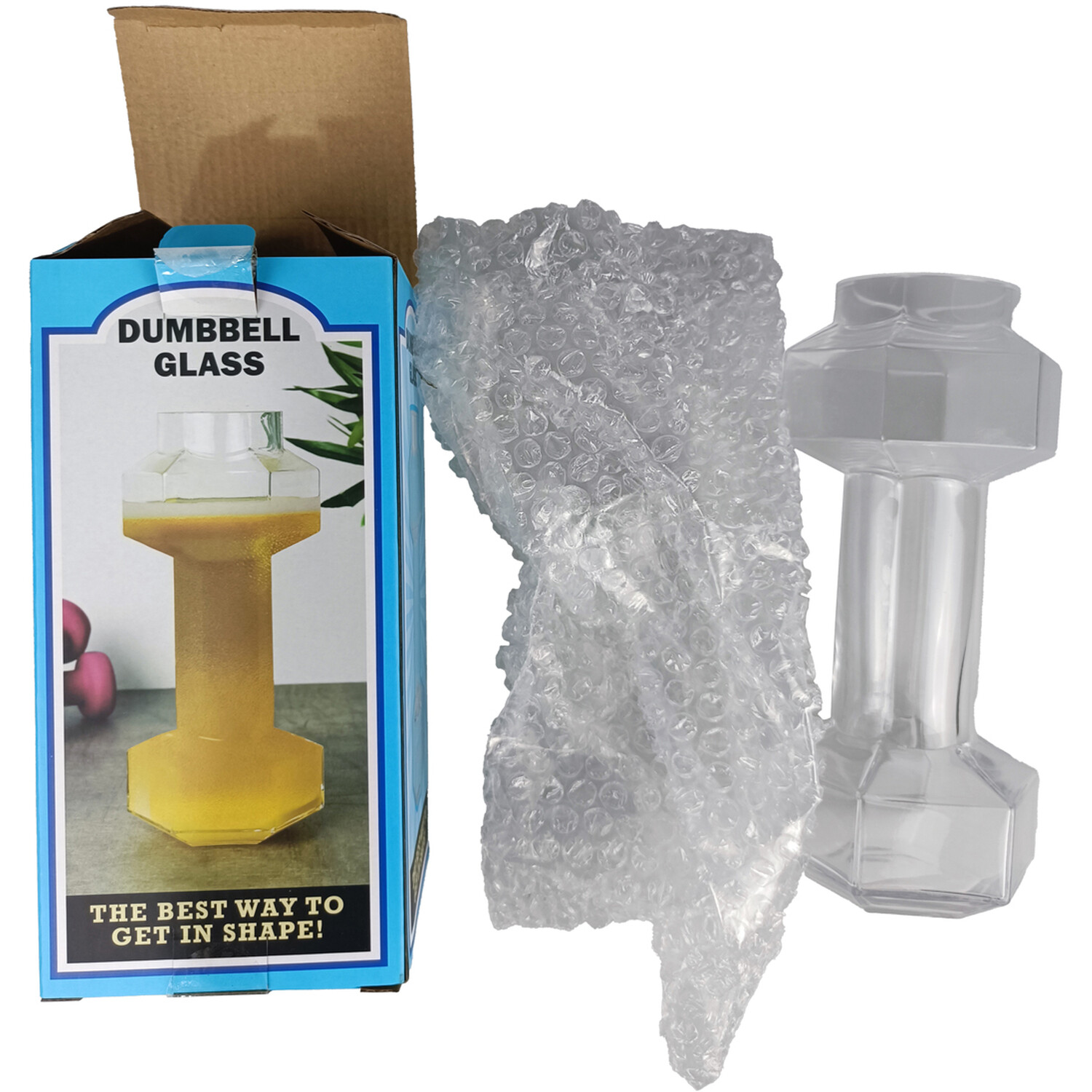 Dumbbell Glass - Clear Image 6
