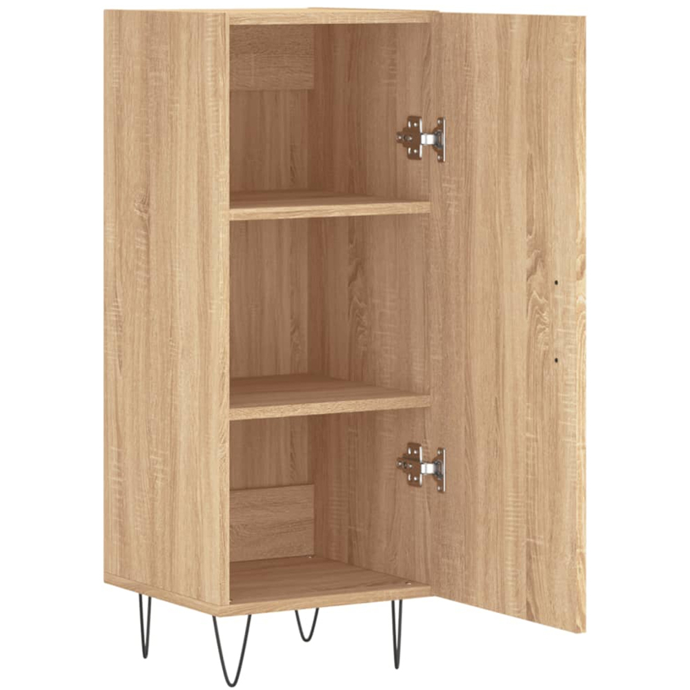 vidaXL Single Door Sonoma Oak Sideboard Image 6