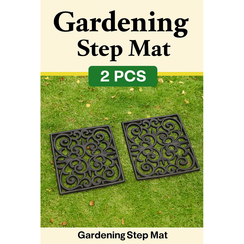 Avilo Square Shape Rubber Step Stones Set of 2 Image 8