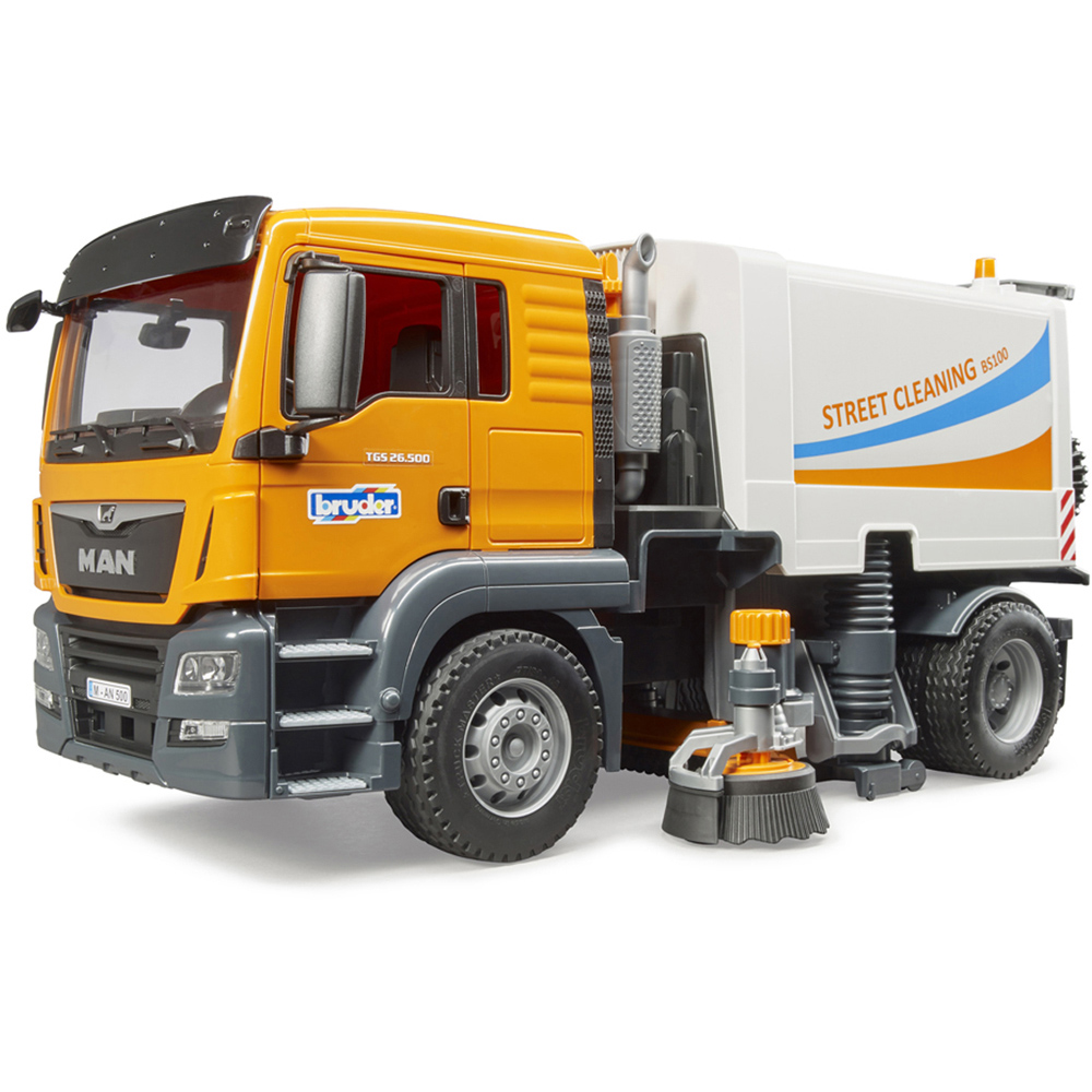 Bruder Kids MAN TGS Street Sweeper Playset Model Image 3