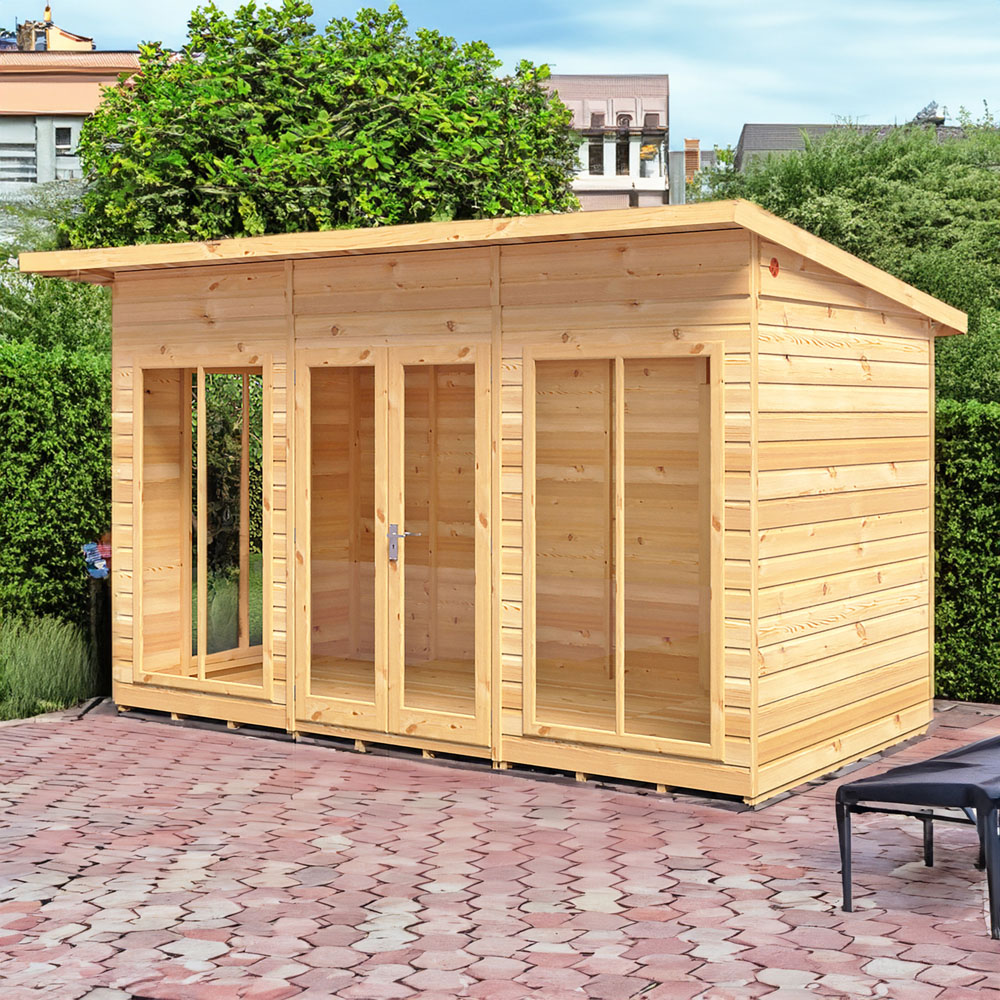 Shire Lela 12 x 6ft Double Door Summerhouse Image 2
