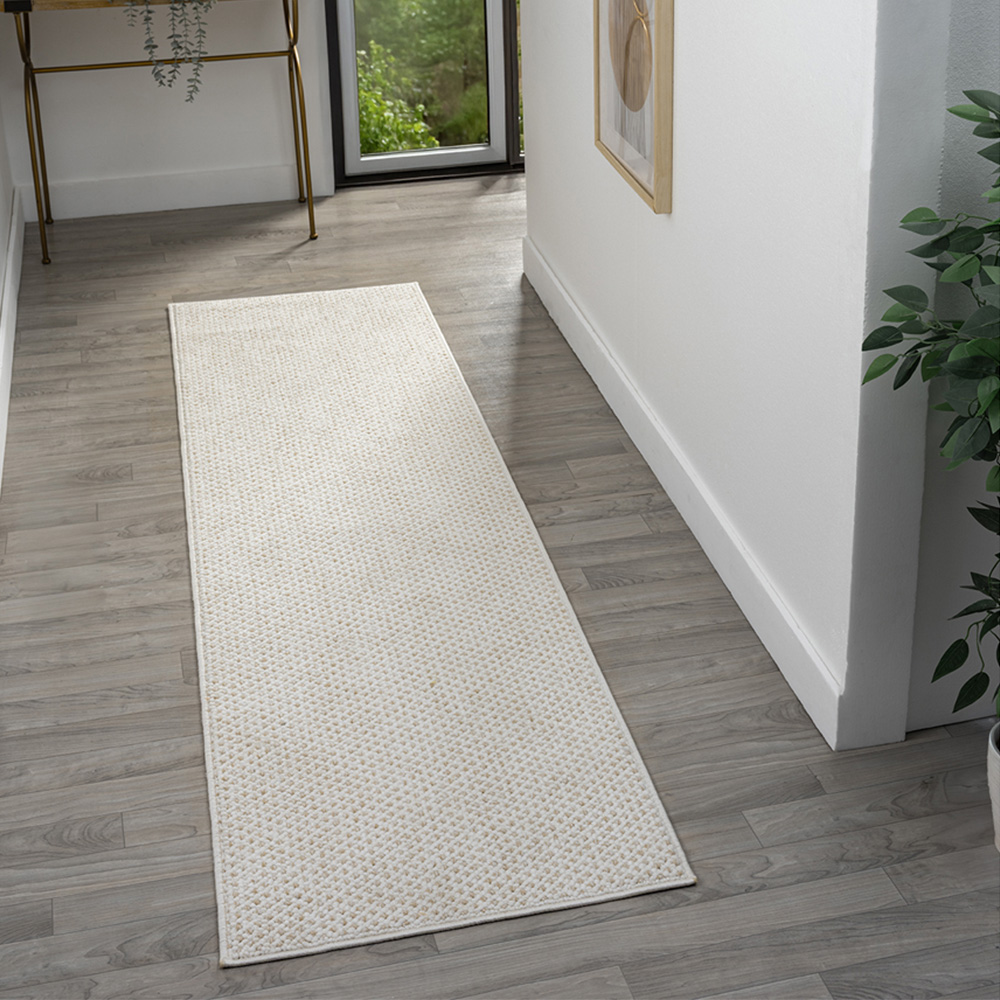 Desire Rugs Avior Cream Pebble Mottled Rug 60 x 220cm Image 5