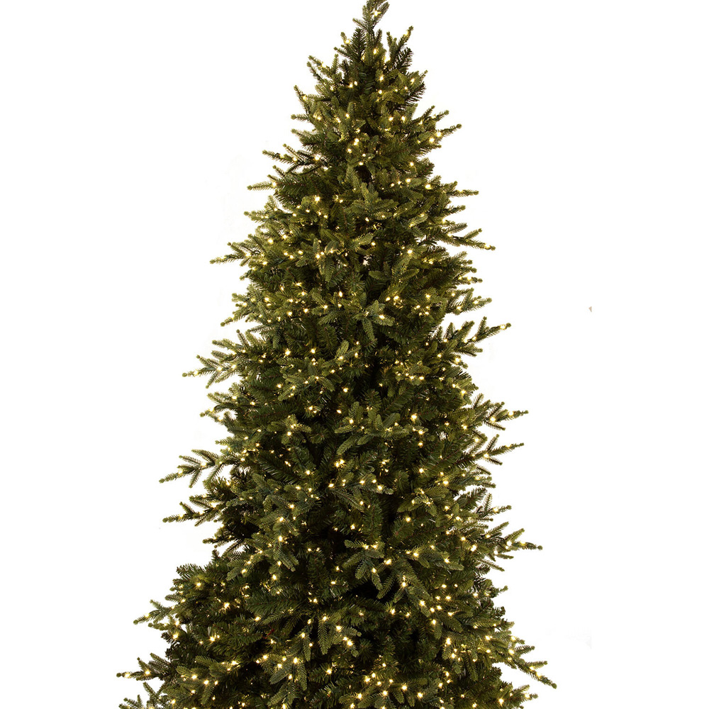 Hatherleigh Pre-Lit Fir Tree Green 7ft | Wilko