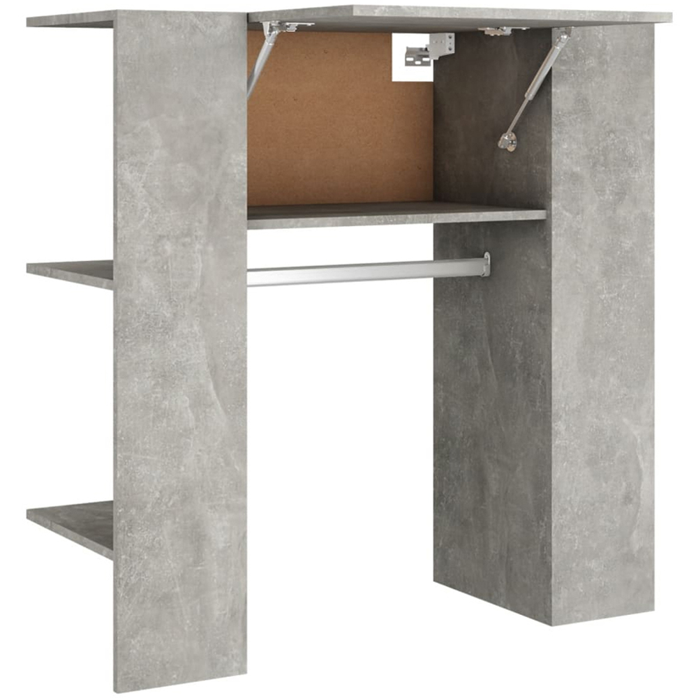 vidaXL Concrete Grey Hallway Cabinet Image 2