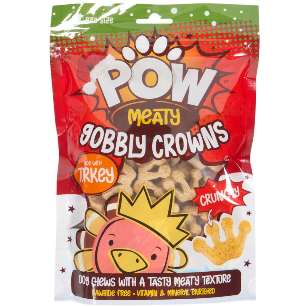 Pow Meaty Gobbly Crowns Dog Treats Image 1