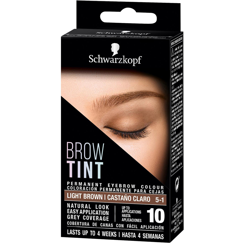 Schwarzkopf Brow Tint Professional Light Brown Permanent Eyebrow Colour 3 Pack Image 2