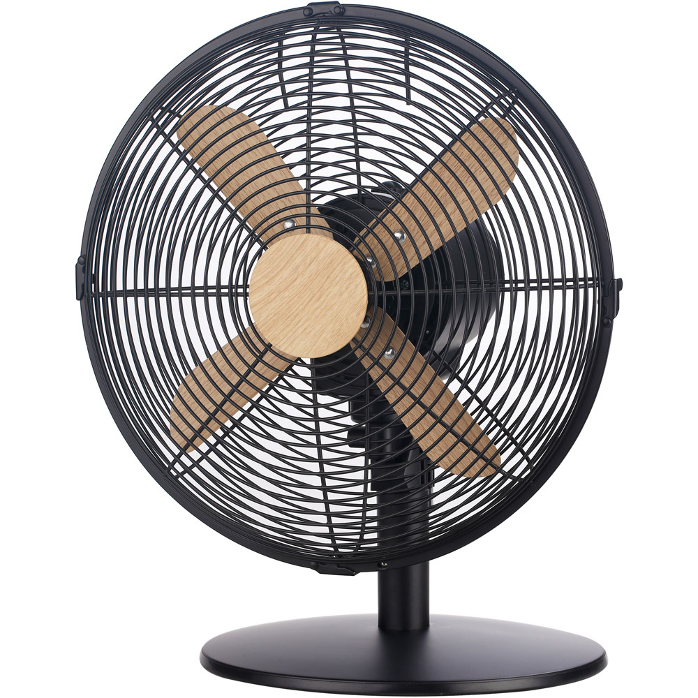 Russell Hobbs Black Scandi Desk Fan 12 inch Image 1