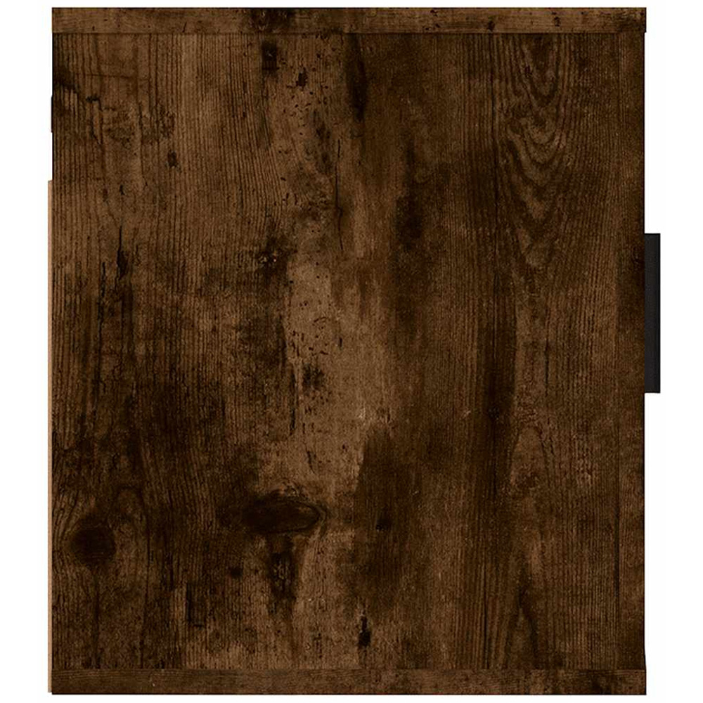 vidaXL Single Door Smoked Oak Wall Mounted TV Cabinet Image 6
