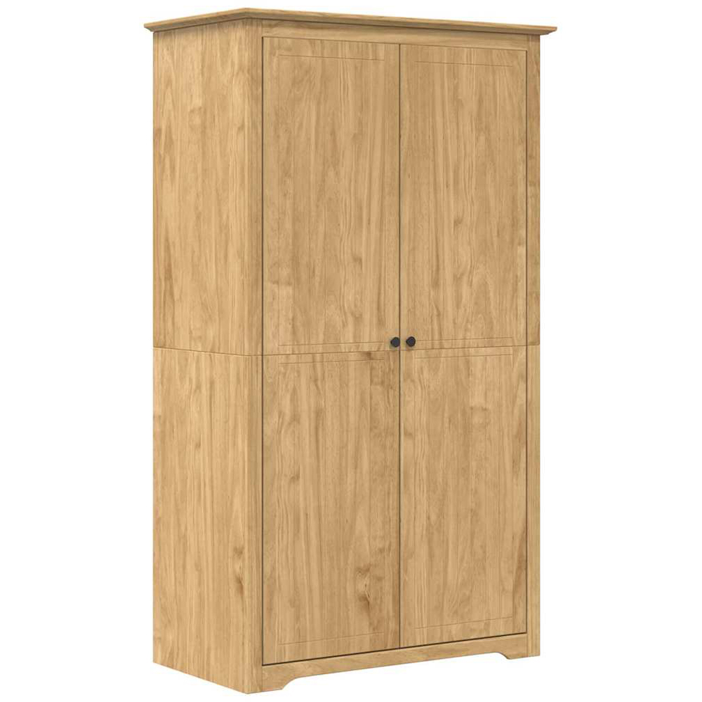 vidaXL Bodo 3 Door Honey Brown Wooden Wardrobe Image 2