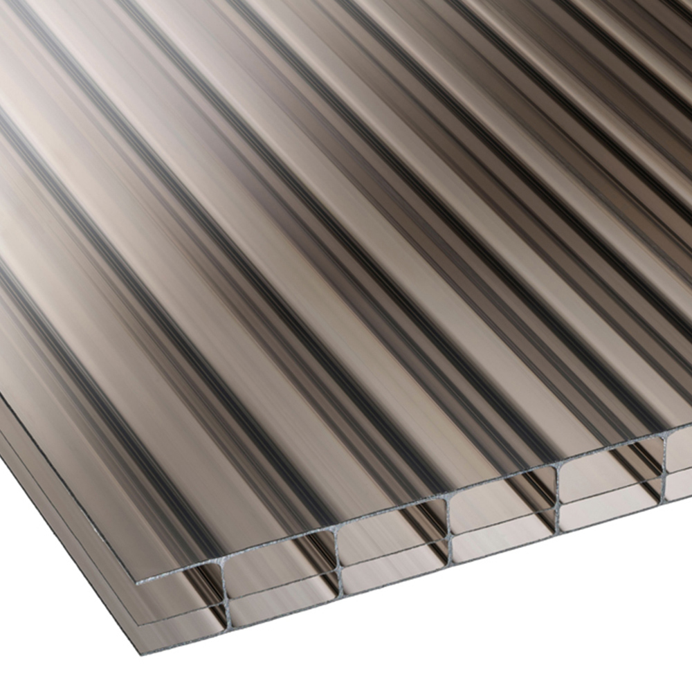 Corotherm Bronze Multiwall Polycarbonate Sheet 3000 x 1050 x 16mm Image 1