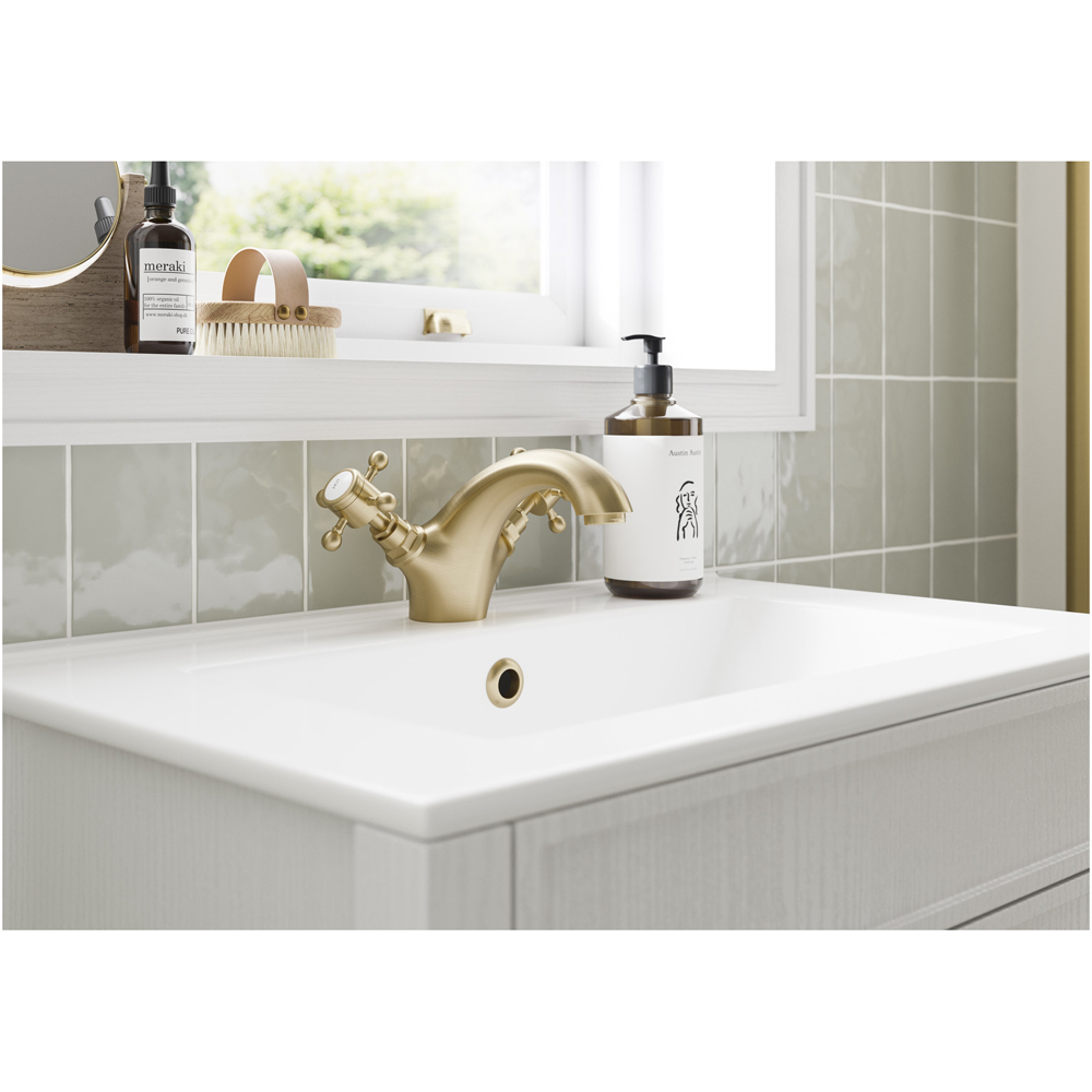 Bathstore Porto Brushed Brass Bath Shower Mixer Kit Image 4