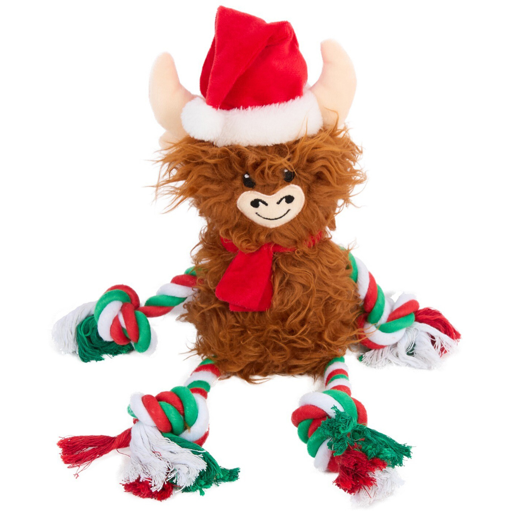 Highland Cow Rope Dog Toy Image 2