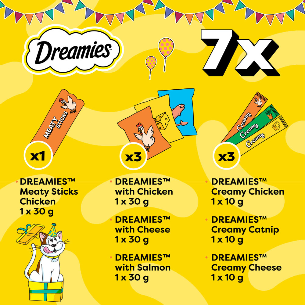 Dreamies Mixed Cat Treats Party Pack Image 4