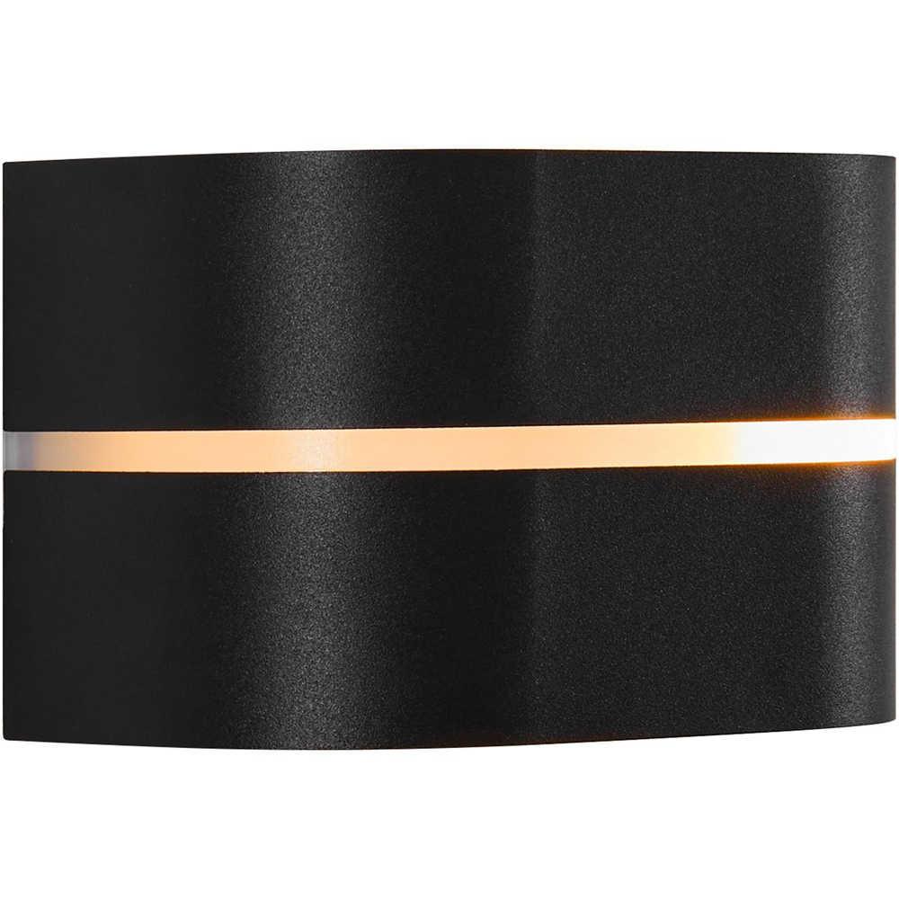 Nordlux Sibelis Black Outdoor Wall Light Image 1