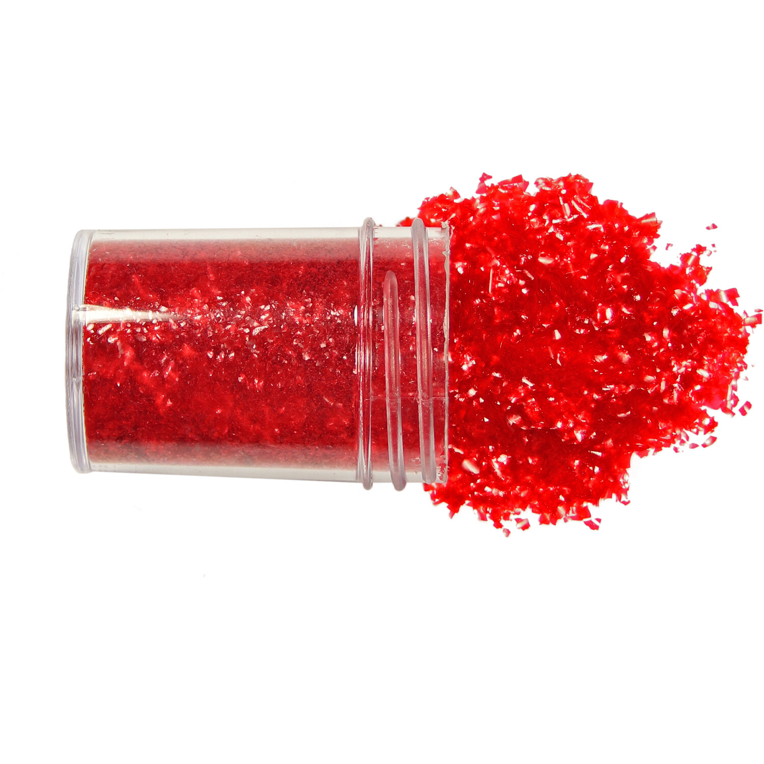 Edible Glitter Flakes - Red Image 3