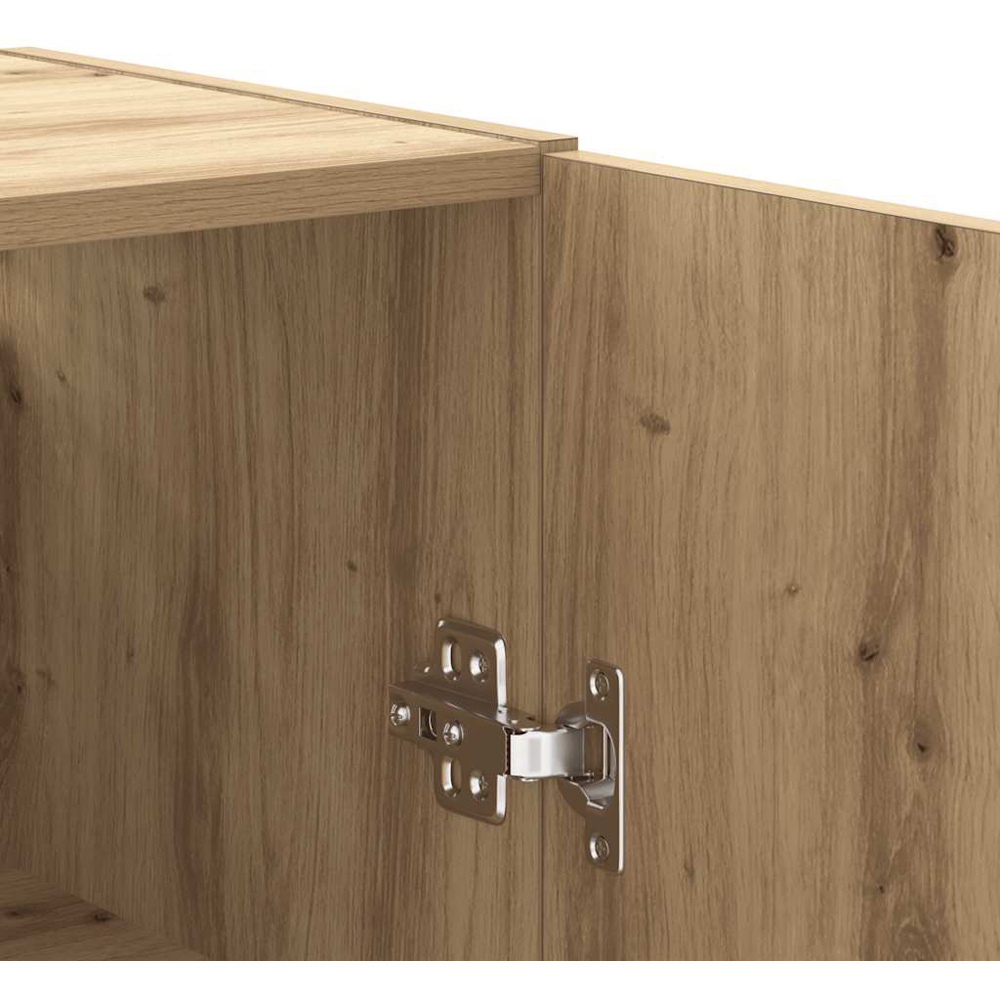 vidaXL 2 Door Artisan Oak Wall Mounted Cabinet Image 8