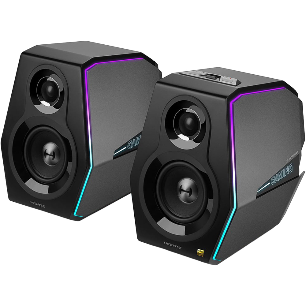 Edifier G500 2.0 Black Bluetooth Gaming Speakers with RGB Lighting 88W Image 1