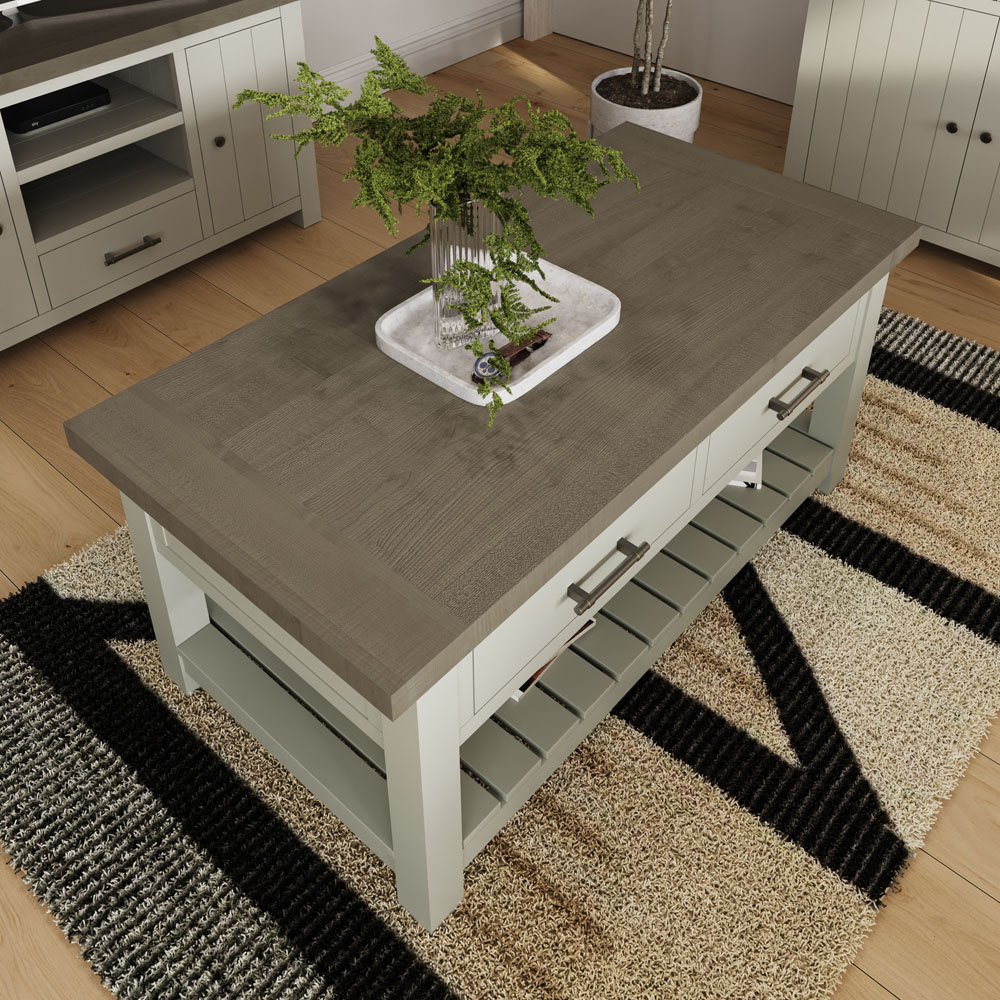 FWStyle Purbeck Truffle Storage Coffee Table Image 5