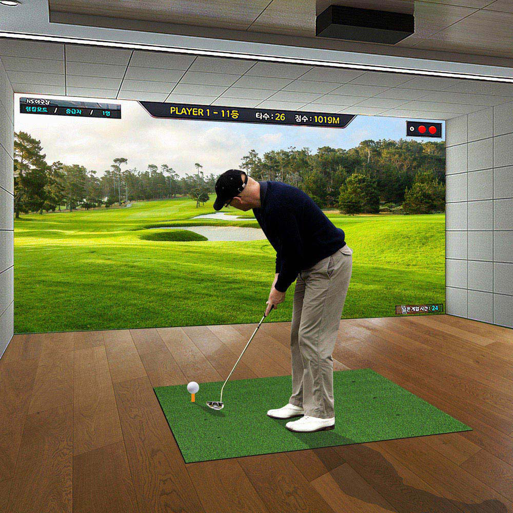 Costway Indoor and Outdoor Practice Golf Hitting Mat 32mm Image 4