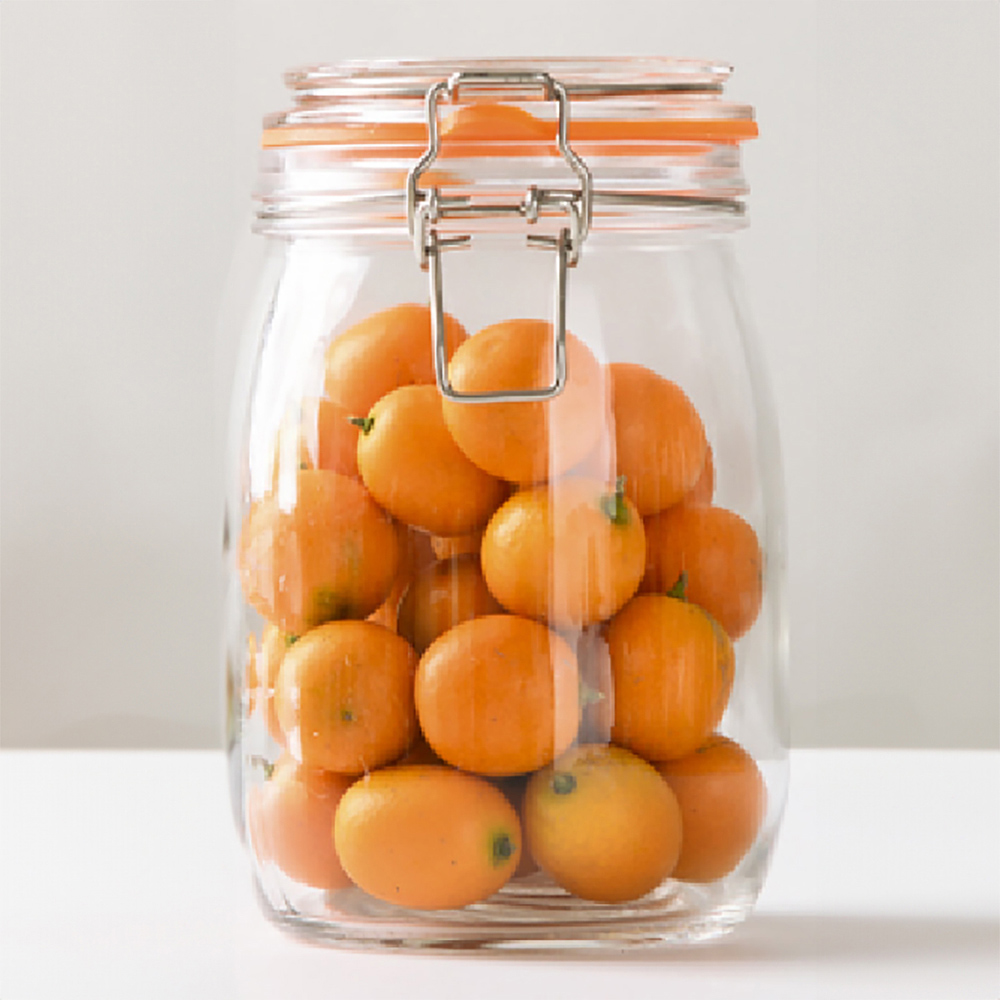 Neo 1000ml Scandi Glass Storage Jar 3 Pack Image 6