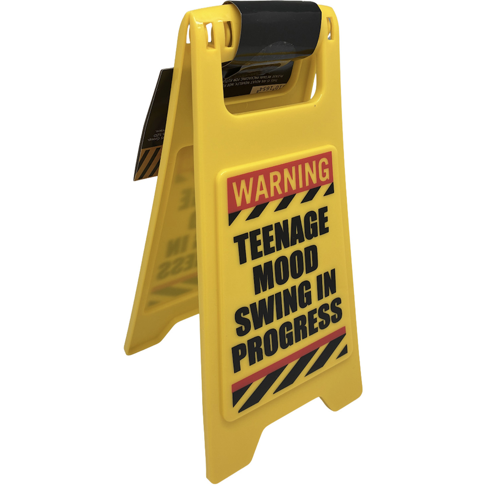 Teenage Mood Swing Sign Yellow Image 2