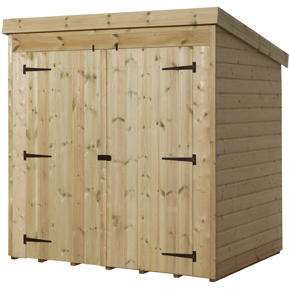 Empire Sheds 5000 6 x 4ft Double Door Tongue and Groove Pent Garden Shed Image 1