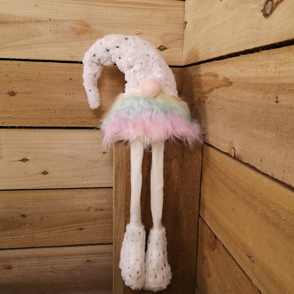 Samuel Alexander Rainbow Haired Plush Gonk Christmas Decoration 70cm Image 5