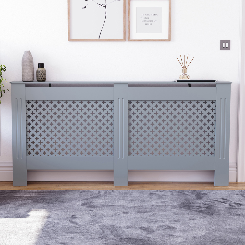 VIDA DESIGNS Oxford Grey Radiator Cover Extra Large Image 5