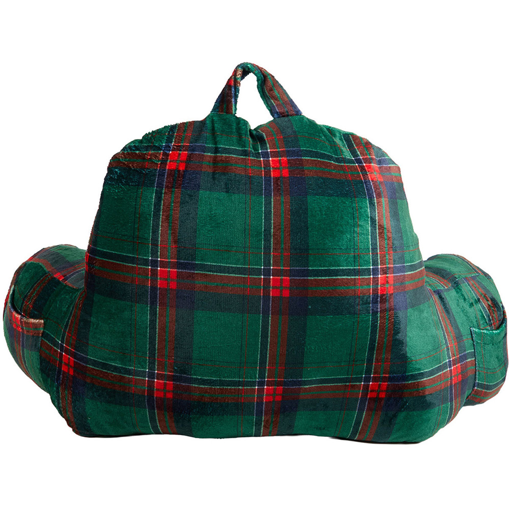 Tartan Check Cuddle Chair Green Image 4