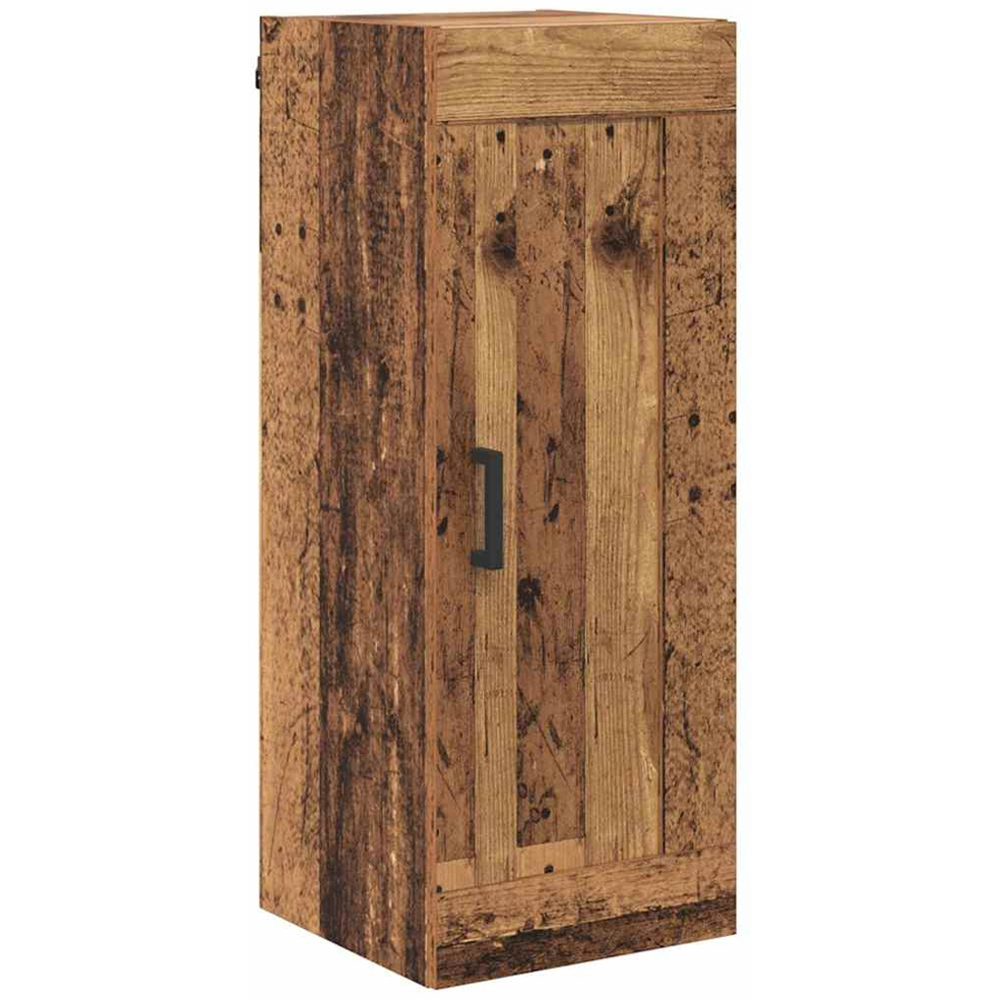 vidaXL Single Door 3 Drawer Old Wood Highboard Image 6