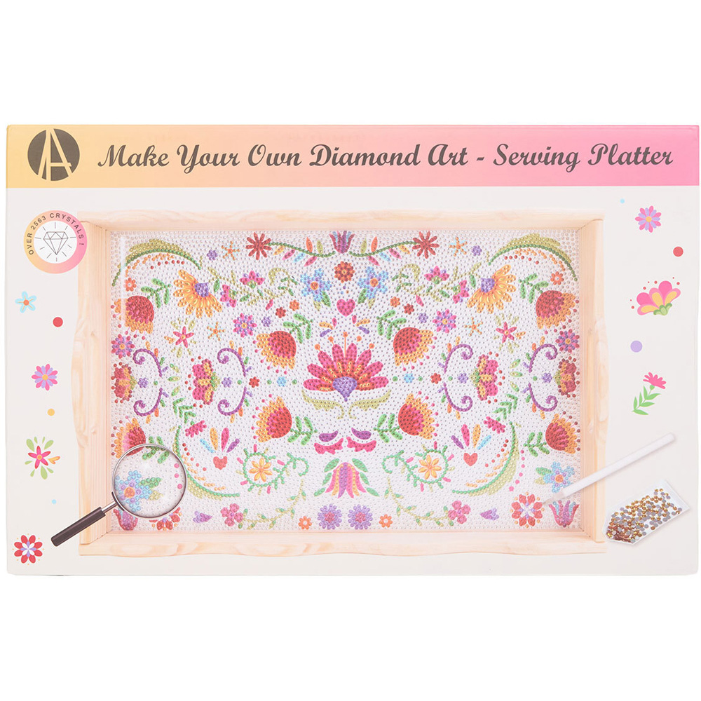 Make Your Own Serving Platter Diamond Art Kit Image 3