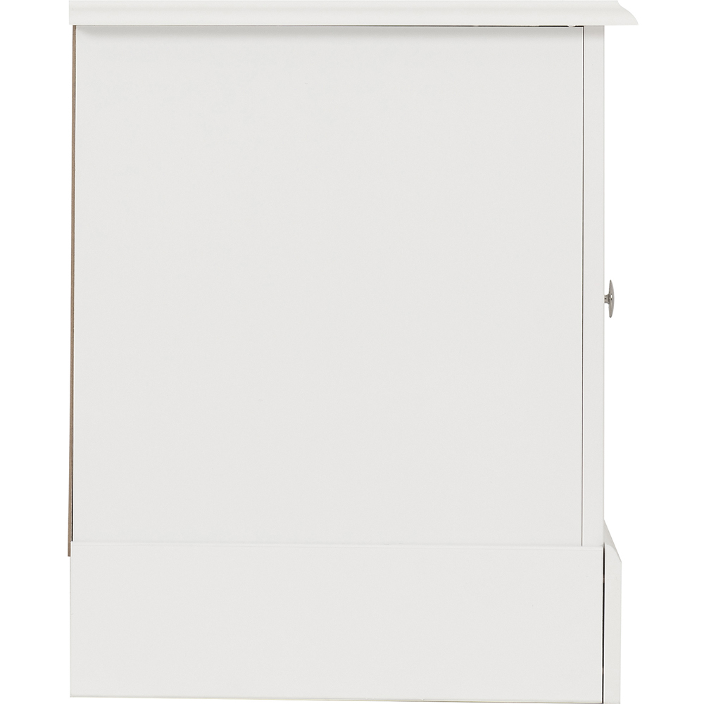 Seconique Stratford 2 Door White TV Unit Image 6