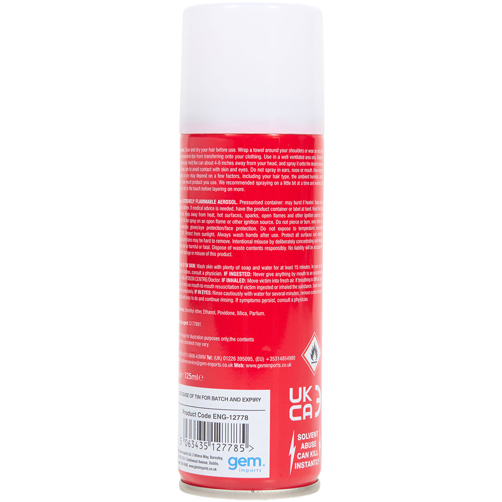World Cup 2026 Red or White Hair Spray Image 5