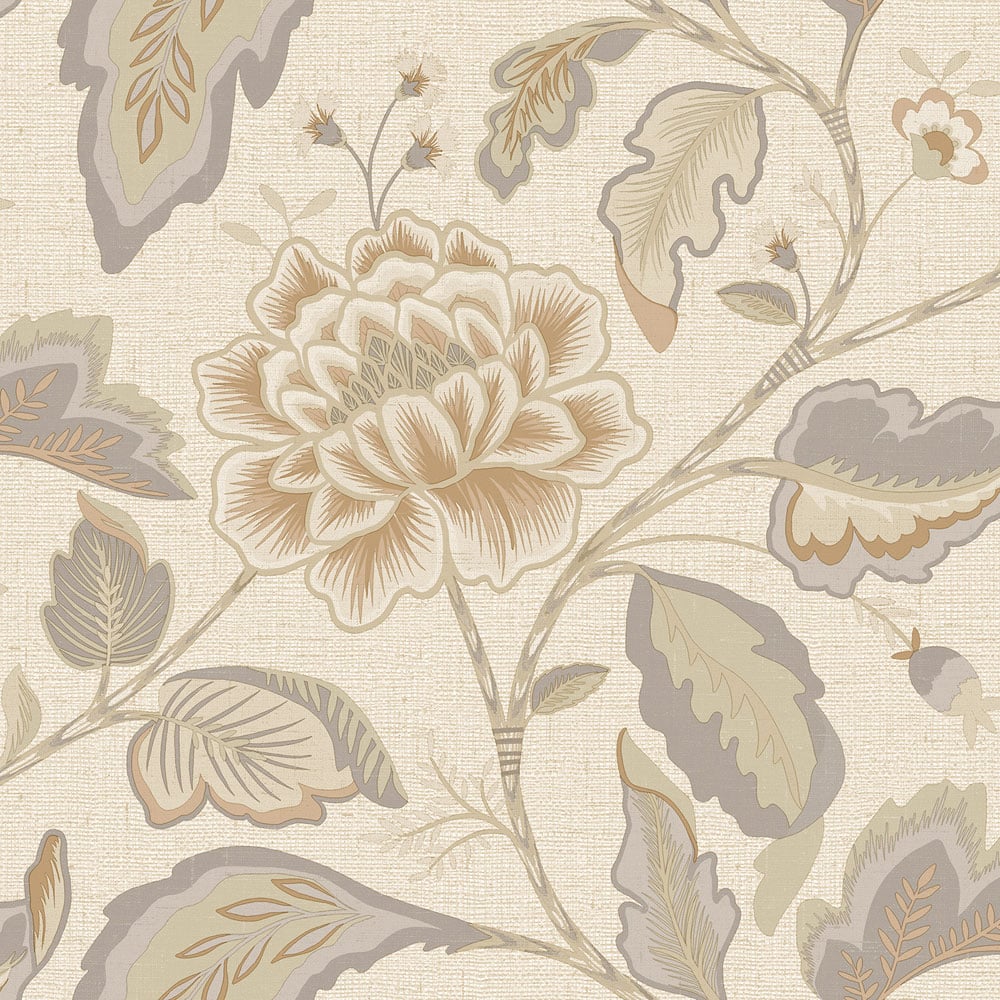 Belgravia Decor Maya Trail Beige and Cream Wallpaper Image 1