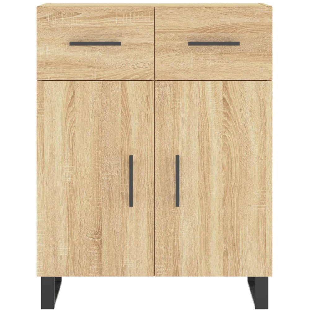 vidaXL 4 Door 2 Drawer Sonoma Oak Highboard Image 8
