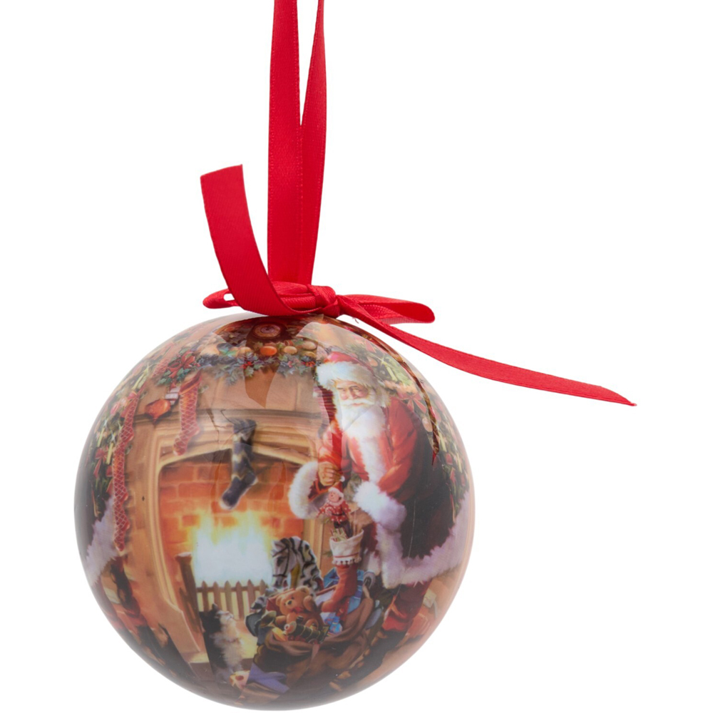 Set of 7 Christmas Retro Baubles Image 7