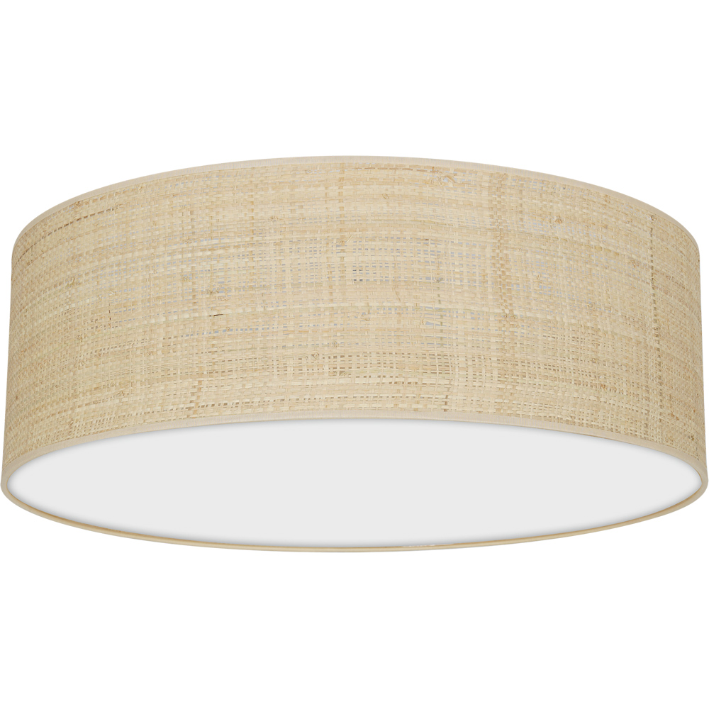 Milagro Marshall Rattan White Ceiling Lamp 230V Image 5