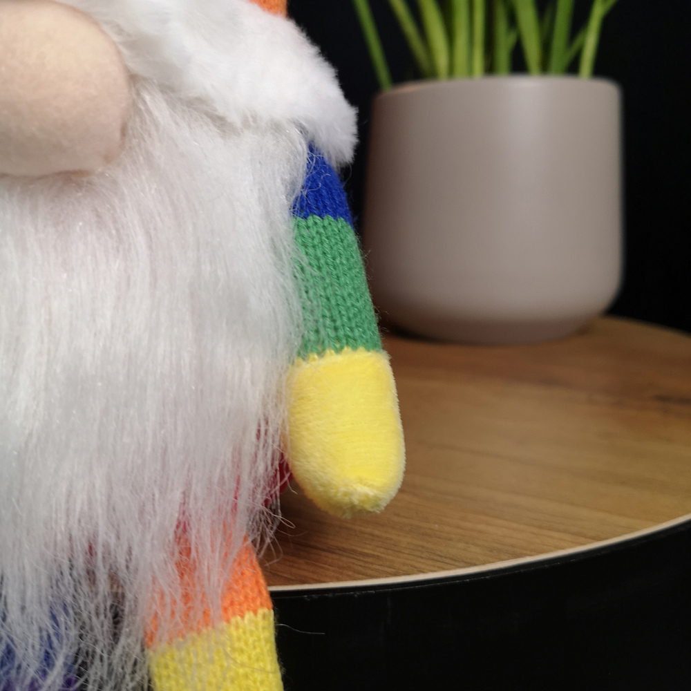 Samuel Alexander Rainbow Plush Seating Gonk Christmas Decoration 47cm Image 4