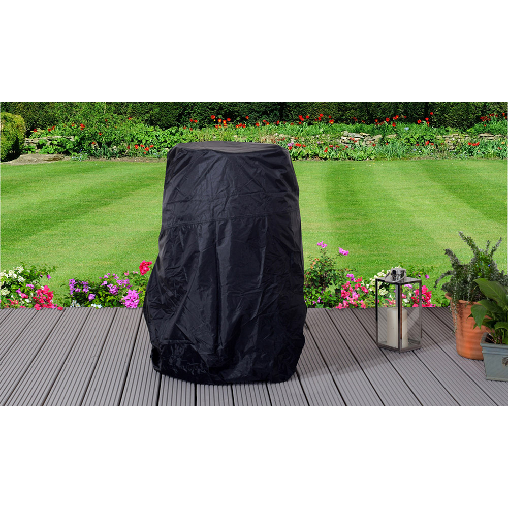 Brooklyn 2 Seater Stackable Rattan Bistro Set with Cover Brown Image 2