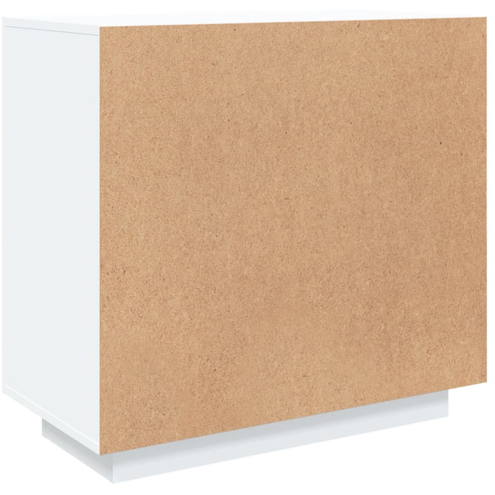 vidaXL 2 Door White Sideboard Image 5