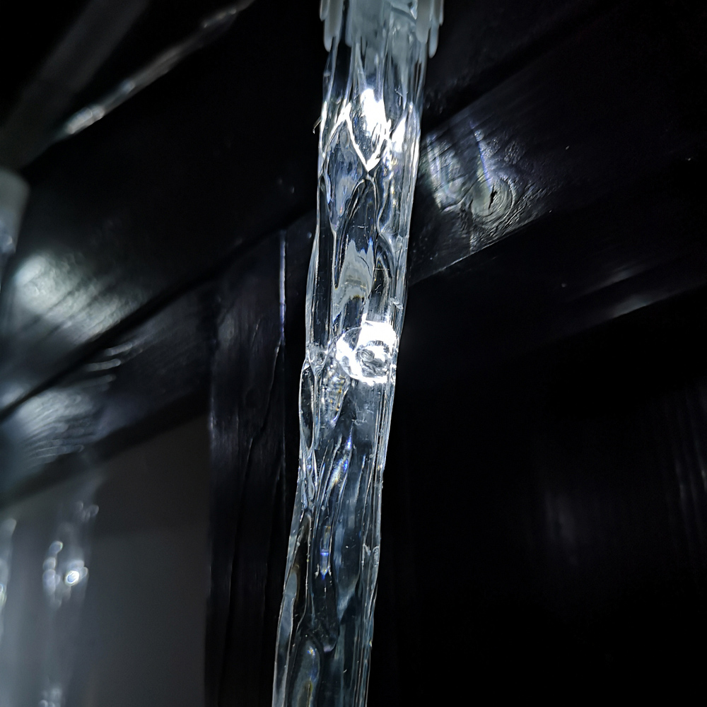 Samuel Alexander White to Blue LED Colour Changing Christmas Icicle Lights 6.9cm Image 4