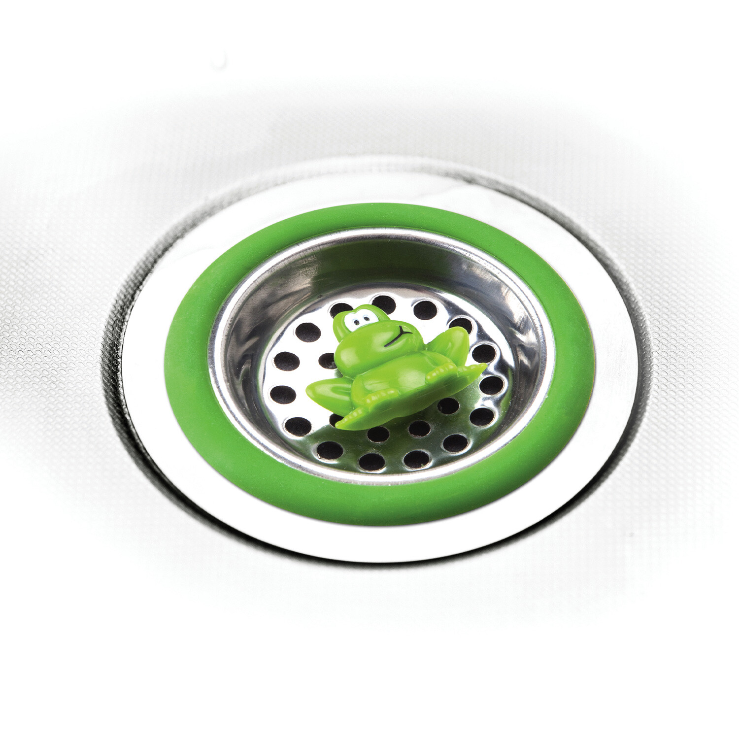 Joie Ribbit Green Sink Strainer Image 2