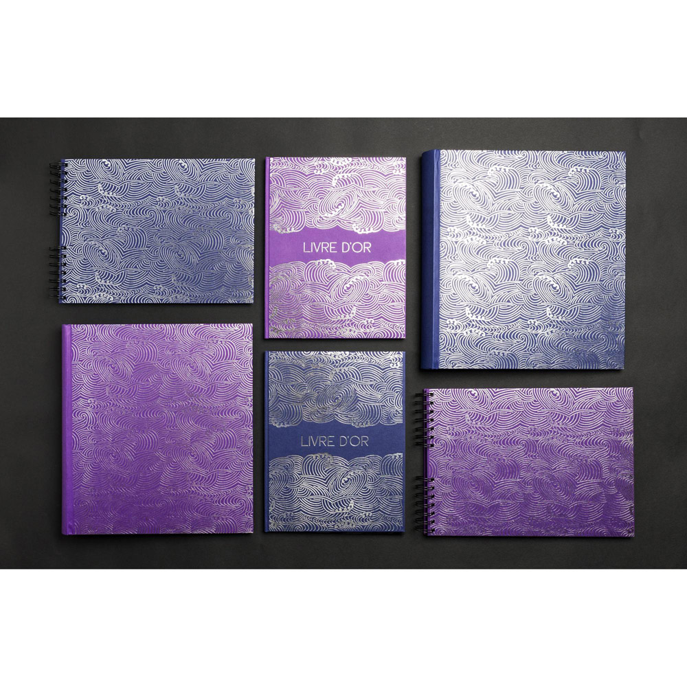 Exacompta Japan Blue Wirebound Photo Album 50 Sheets 150 Photos Image 2