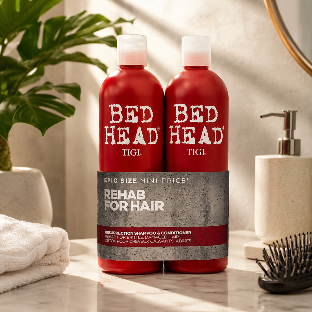 TIGI Bed Head Urban Antidotes Resurrection Shampoo and Conditioner Set 750ml 6 Pack Image 2