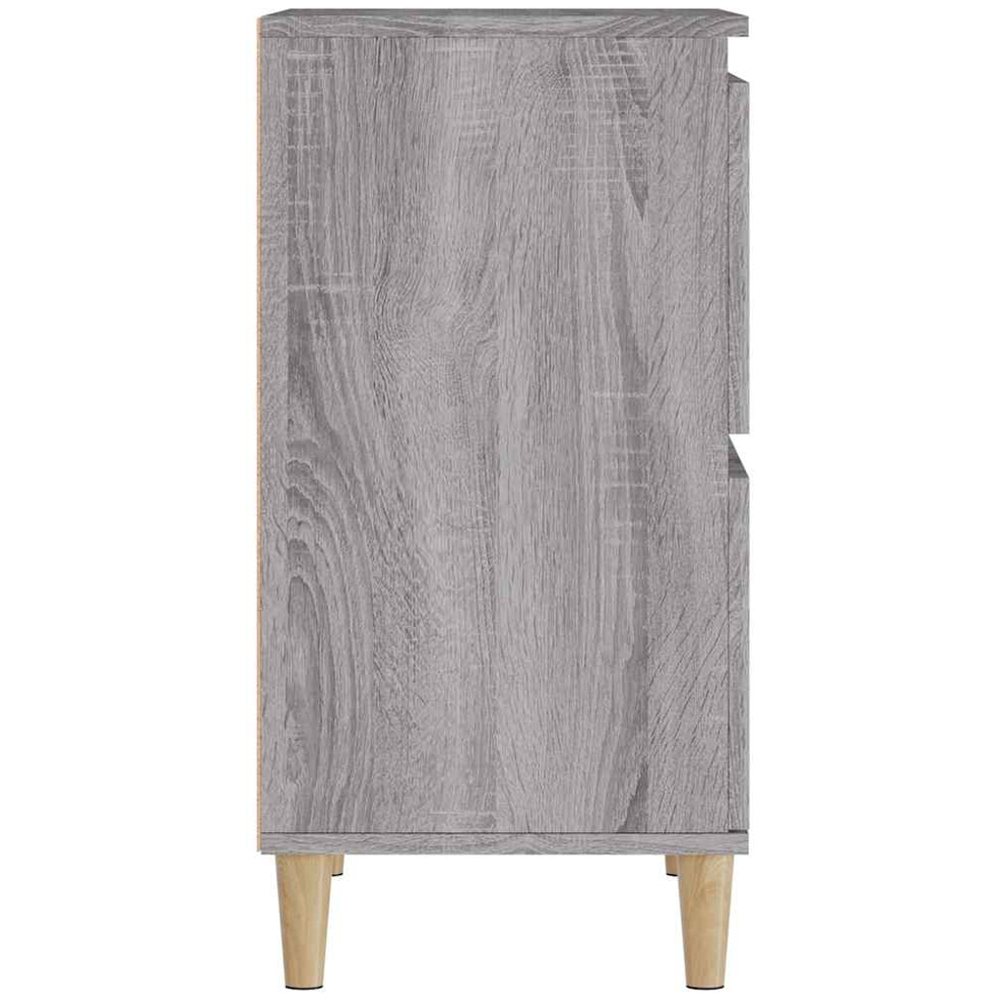 vidaXL 4 Door Grey Sonoma Wooden Sideboard Image 7