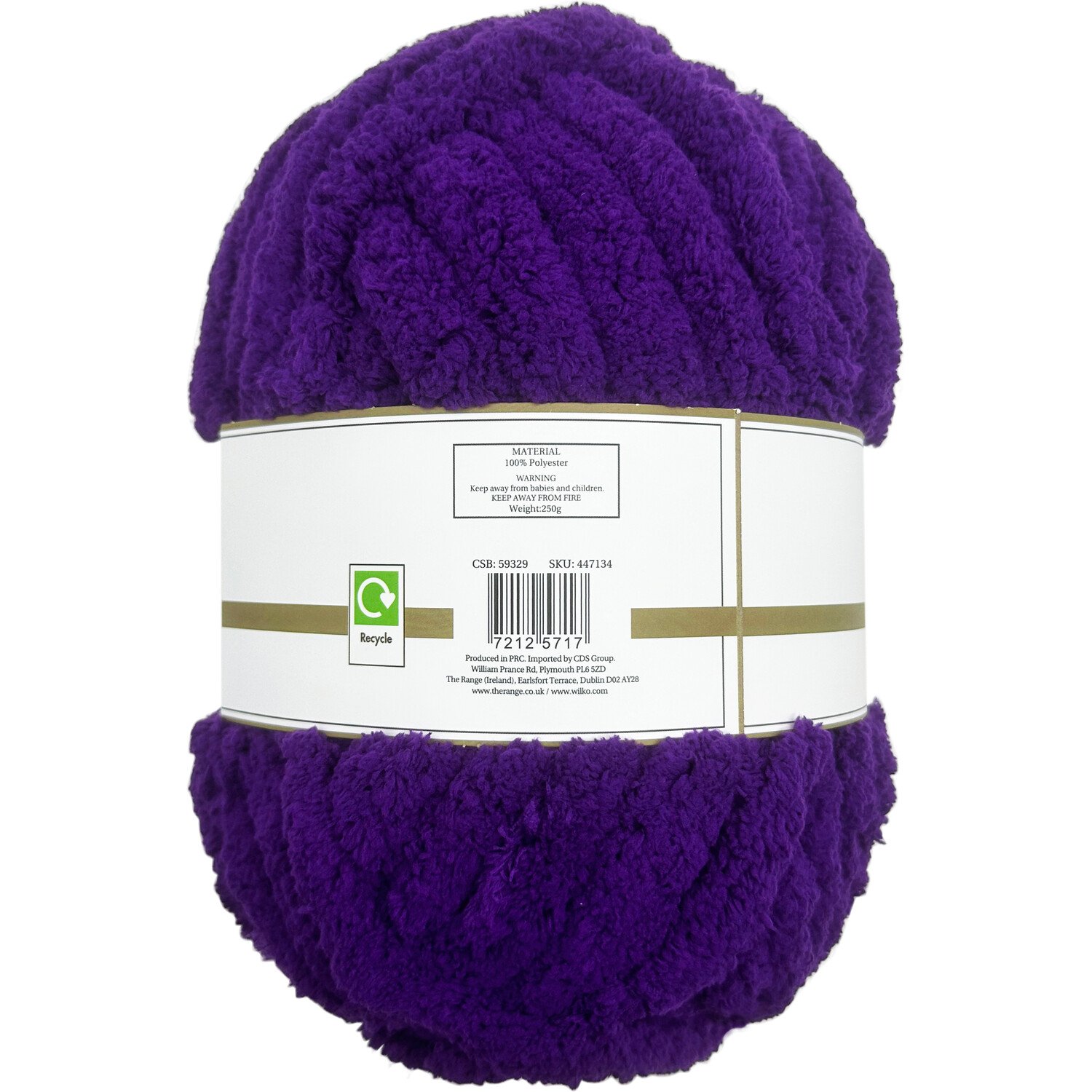 Jumbo Soft Touch Yarn Purple Image 2