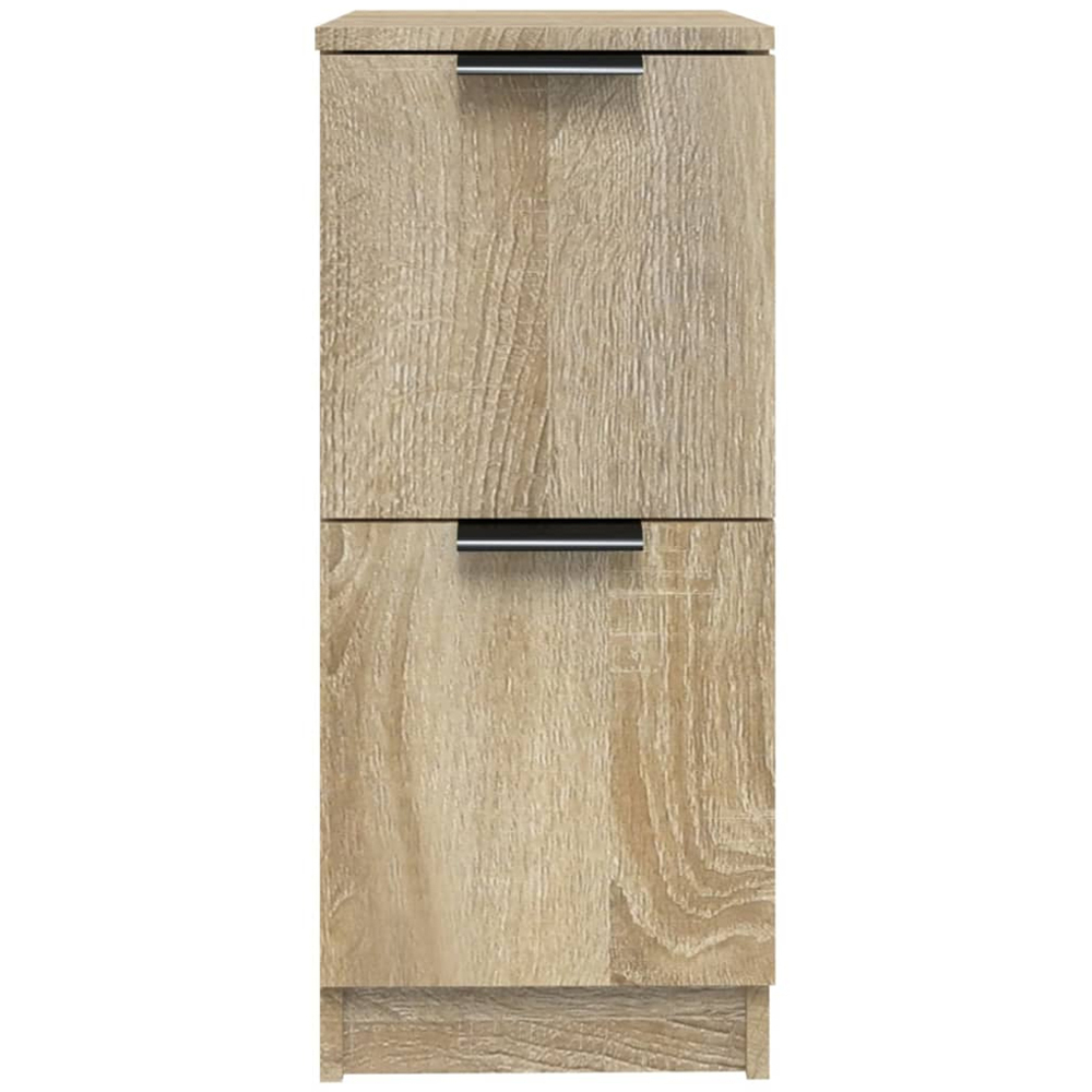 vidaXL 2 Door Sonoma Oak Sideboard Set of 2 Image 5