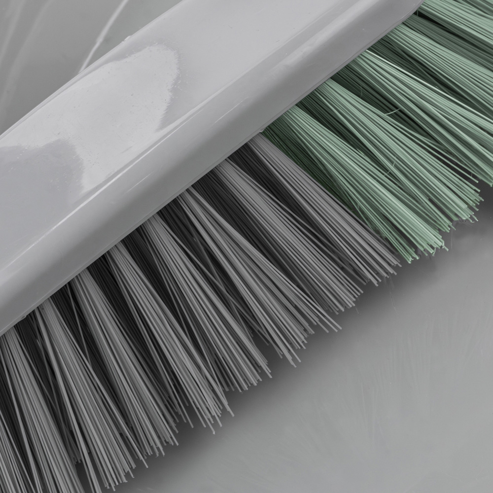 JVL Cleaning Grey Dust Pan and Brush Set Image 5