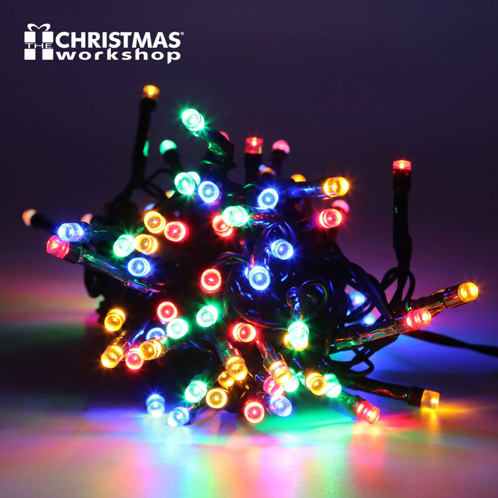 The Christmas Workshop 100 Multicolour LED String Light Image 3
