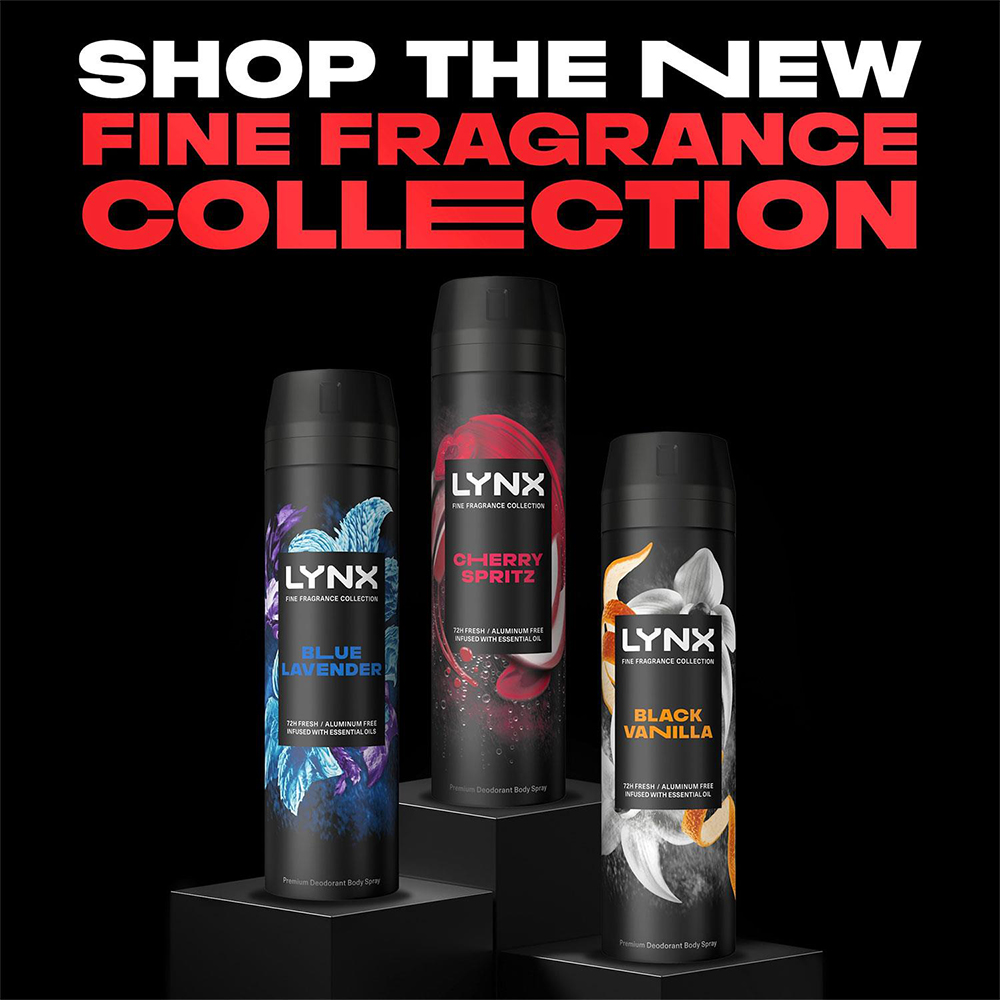 Lynx Fine Fragrance Cherry Spritz Body Spray Deodorant 200ml 6 Pack Image 6